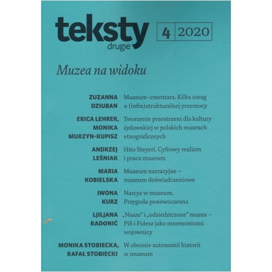 Teksty Drugie 4/2020 - Muzea na widoku -zdjęcie numer 1