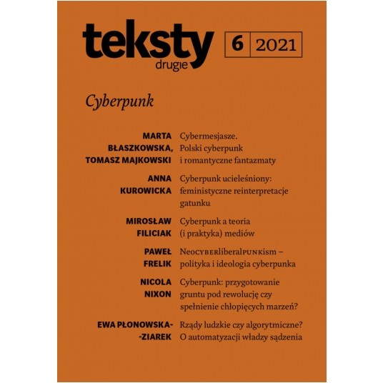 Teksty Drugie 6/2021 - Cyberpunk -zdjęcie numer 1