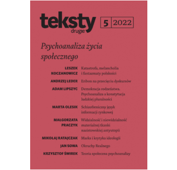 Teksty Drugie 5/2022 - Psychoanaliza życia społecznego