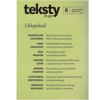 Teksty Drugie 6/2017 - Chłopskość